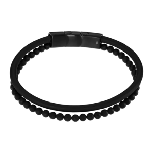 Lotus - Bracelet double acier noir  - Ref LS2389-2/1