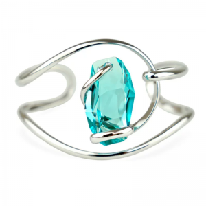 Marazzini - Bracelet métal Météor turquoise - Ref RHSMETUBR1