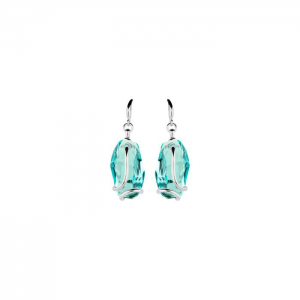 Marazzini - Boucles D'Oreilles Pendantes Small Meteor en Laiton et Cristal - Ref RHSMETUOE1