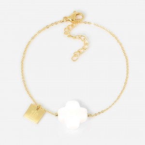 ZAG - Bracelet Vega acier doré - Ref SBS00611-01WHT