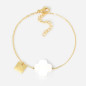 ZAG - Bracelet Vega acier doré - Ref SBS00611-01WHT
