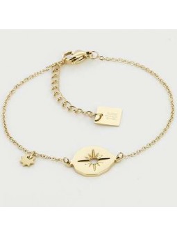 ZAG - Bracelet acier doré  - Ref SBS5123-01UNI