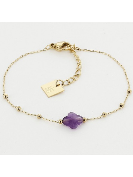 ZAG - Bracelet Velasquez acier doré  - Ref SBS7970-01PUR
