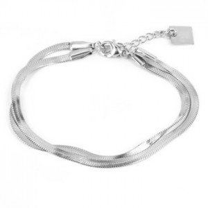ZAG - Bracelet Ghery acier gris - Ref SBX7232-00UNI