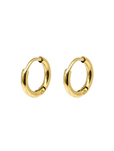 ZAG - Boucle d'oreille en acier inoxydable chirurgical  - Ref SEC13872-01UNI