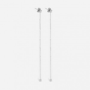 ZAG - Boucles d'oreilles Fylla acier gris  - Ref SEL18187-00UNI