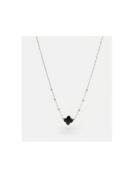 ZAG - Collier Velasquez acier gris  - Ref SNS07970-00BLK