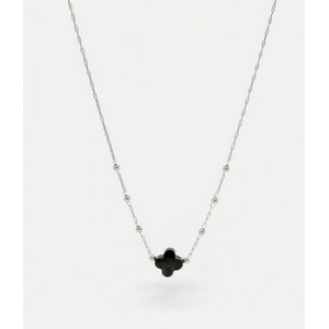 ZAG - Collier Velasquez acier gris  - Ref SNS07970-00BLK