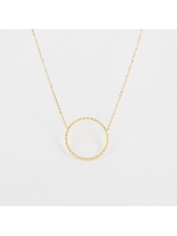 ZAG - Collier Felicite acier doré  - Ref SNS16304-01UNI