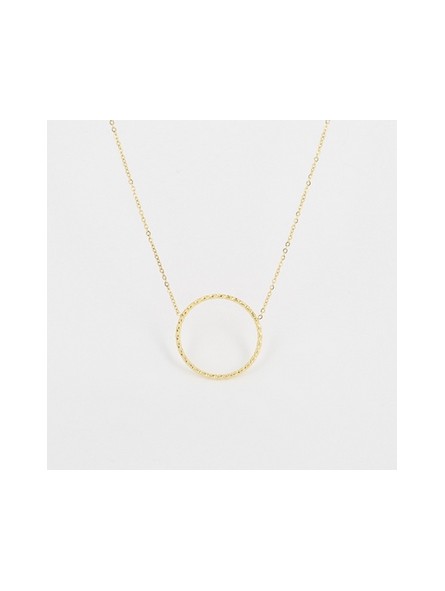 ZAG - Collier Felicite acier doré  - Ref SNS16304-01UNI