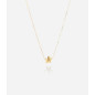 ZAG - Collier Venus acier doré - Ref SNS20370-01WHT