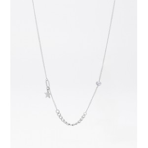 ZAG - Collier Juliaca acier gris  - Ref SNS21830-00WHT