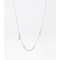 ZAG - Collier Juliaca acier gris  - Ref SNS21830-00WHT