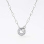 ZAG - Collier Eternity acier gris - Ref SNS21875-00WHT
