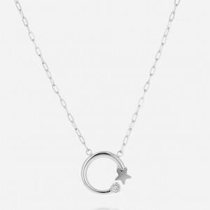 ZAG - Collier Simple acier doré - Ref SNS21879-00WHT