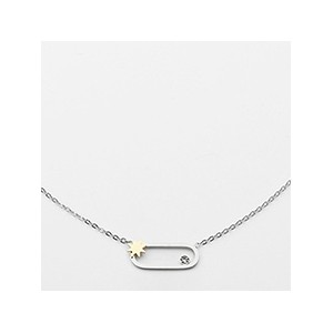 ZAG - Collier Atoll acier gris - Ref SNS5307-00MIX