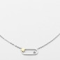 ZAG - Collier Atoll acier gris - Ref SNS5307-00MIX