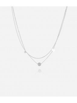 ZAG - Collier Leona acier doré  - Ref SNX21833-00WHT