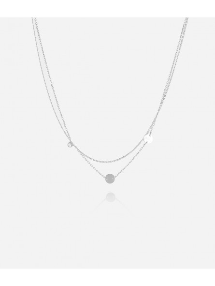 ZAG - Collier Leona acier doré  - Ref SNX21833-00WHT