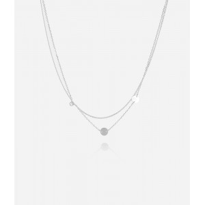 ZAG - Collier Leona acier doré  - Ref SNX21833-00WHT