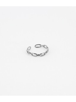 ZAG - Bague Spetsès acier gris  - Ref SRR13852-00UNI