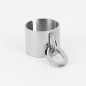 ZAG - Bague Gin acier gris  - Ref SRR3471-00UNI