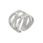ZAG - Bague Sirius acier gris  - Ref SRR6674-00UNI