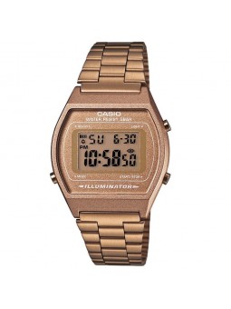 Montre Mixte CASIO Vintage Acier Doré Rose - B640WC-5AEF