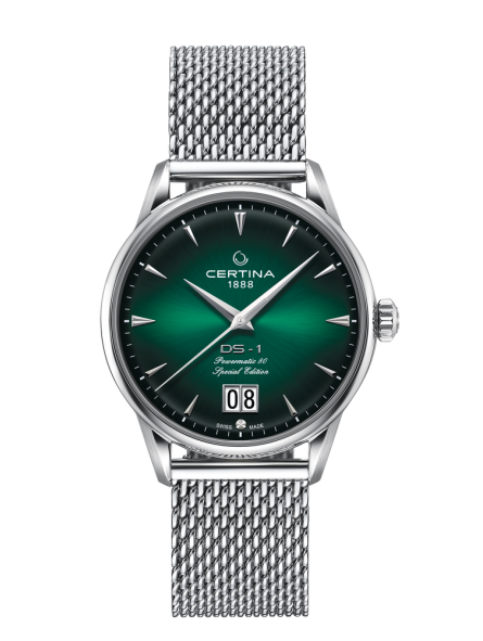 Certina - Montre Homme DS-1 Big Date Powermatic 80 60th Anniversary DS Concept Special Edition - Ref C0294261109160 Certina - Montre Homme DS-1 Big Date Powermatic 80 60th Anniversary DS Concept Special Edition - Ref C0294261109160
