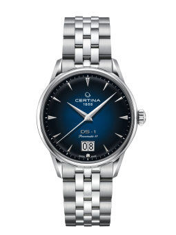Certina - Montre Homme DS-1 Big Date Powermatic 80 - Ref C0294261104100