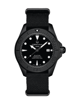 Certina - Montre Homme DS Action Diver 43mm Powermatic 80 - Ref C0326073805100