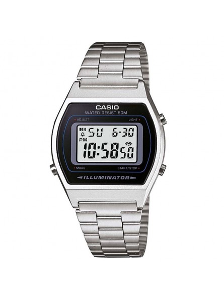 Montre Mixte CASIO Vintage Acier Argenté - B640WD-1AVEF