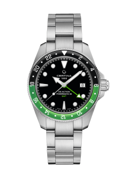 Certina - Montre Homme DS Action GMT Powermatic 80 - Ref C0329291105100