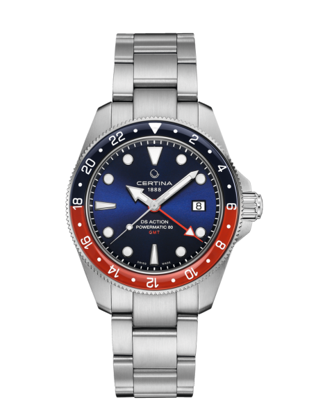 Certina - Montre Homme DS Action GMT Powermatic 80 - Ref C0329291104100