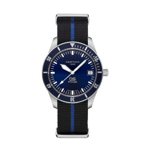Certina - Montre Homme DS PH100M Gent - cadran bleu - Ref C0444101804000