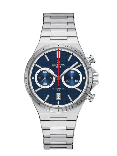 Certina - Montre Homme DS-7 Chrono Auto - Bleu - Ref C0434271104100 Certina - Montre Homme DS-7 Chrono Auto - Bleu - Ref C0434271104100