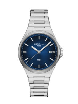 Certina - Montre Mixte DS-7 Quartz - cadran bleu - Ref C0434101104100