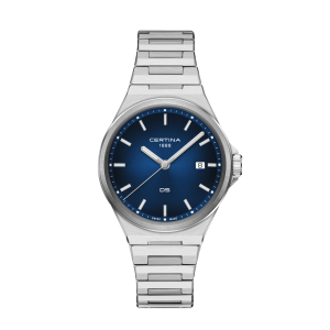 Certina - Montre Mixte DS-7 Quartz - cadran bleu - Ref C0434101104100