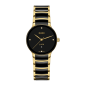 Montre Femme Rado Centrix Quartz 4 Index Diamants Jubilé Céramique Noir - Réf. R30025712