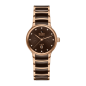 Montre Femme Rado Centrix Auto Jubile Index Diamants Cadran Brun - Réf. R30019732