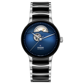 Montre Homme Rado Centrix Open Heart Bleu Céramique - Réf. R30012202