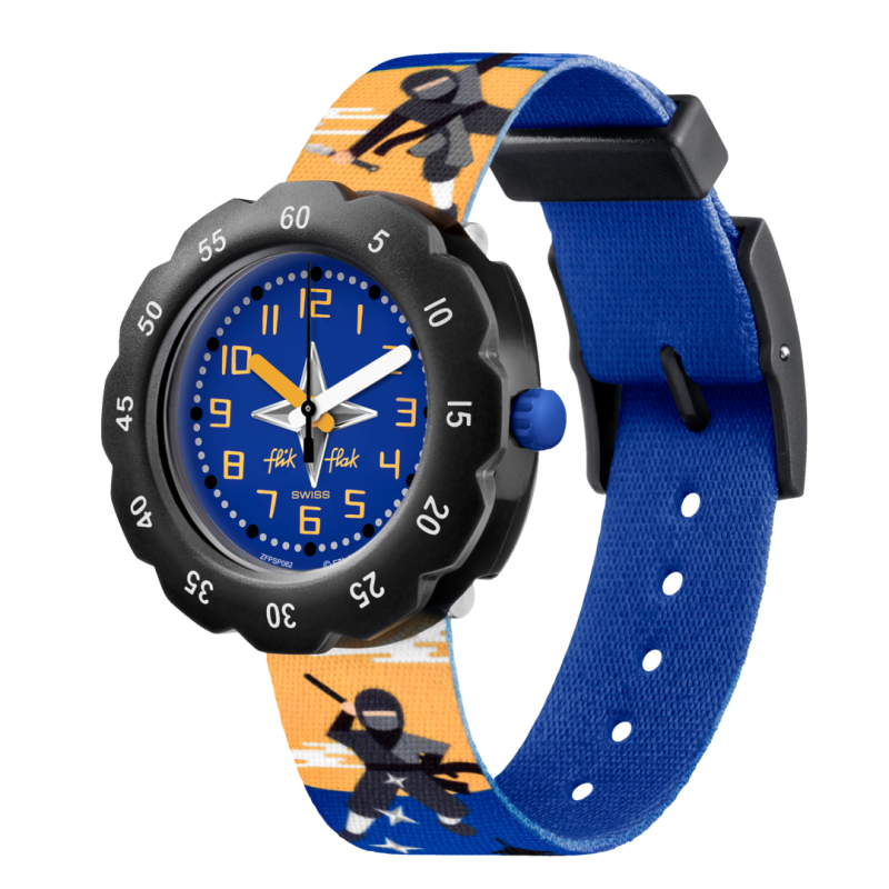 Montre Enfant Flik Flak Ninjamazing bracelet PET recyclé FPSP062