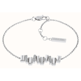 Bracelet Calvin Klein, collection Sculptural Luster, bijou acier référence 35000240