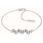 Bracelet Calvin Klein, collection Sculptural Luster, bijou acier référence 35000240