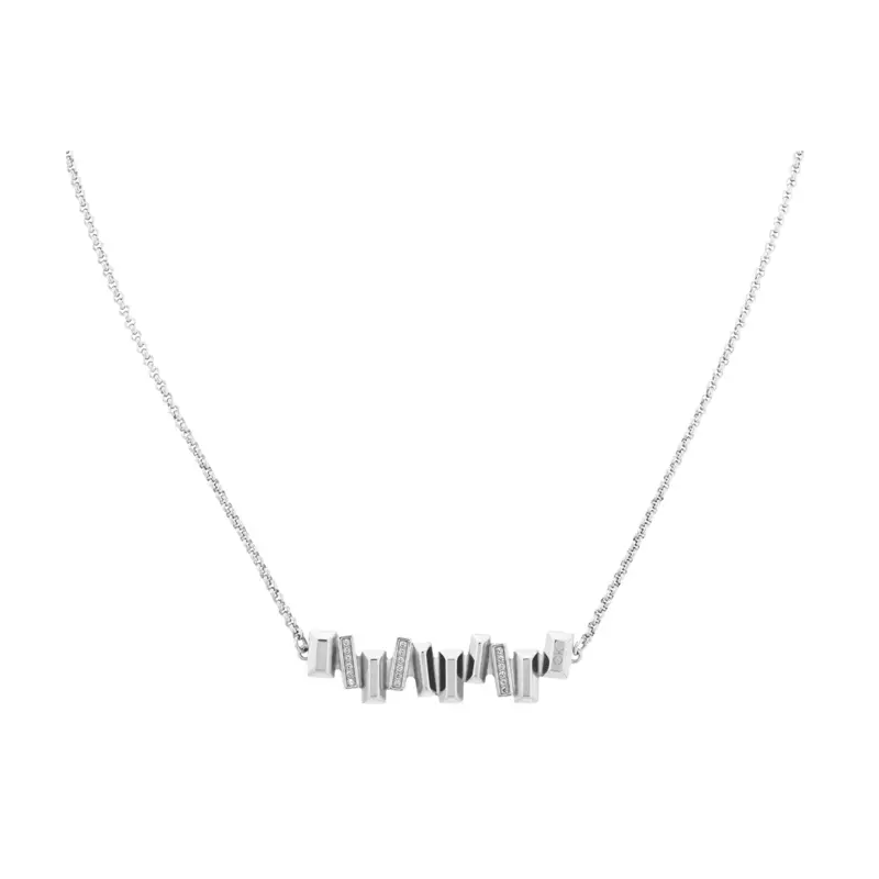 Collier Calvin Klein, collection Sculptural Luster, bijou acier référence 35000228