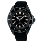 Seiko - Montre Prospex noir et bracelet en silicone noir  - Ref SRPL15K1