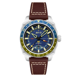 AVI8 - Montre Homme Hawker Hunter Atlas GMT Auto - Ref AV-4122-02