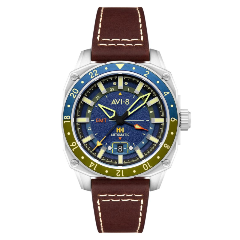 AVI8 - Montre Homme Hawker Hunter Atlas GMT Auto - Ref AV-4122-02