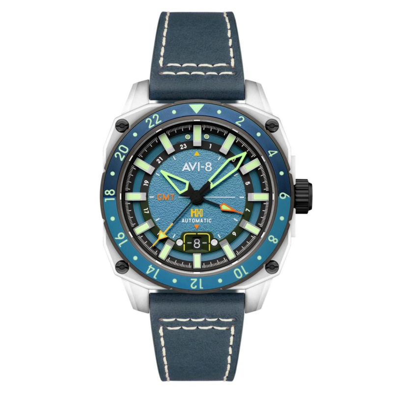 AVI8 - Montre Homme Hawker Hunter Atlas GMT Auto - Ref AV-4122-05