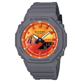 CASIO - Montre Homme G-Shock Fluorescent - Ref GA-2100FL-8AER